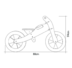 Camicleta - Bici de Aprendizaje Negra - comprar online