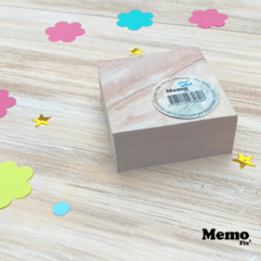 Memo Cubo Linea Estaciones Piedra 74x74mm x 300 hojas