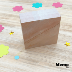 Memo Cubo Linea Estaciones Piedra 74x74mm x 300 hojas - comprar online