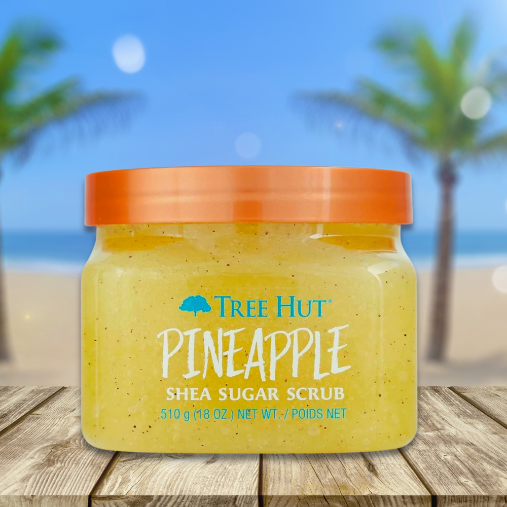 Esfoliante Tree Hut Pineapple Shea Sugar Scrub 510g - Deixe Sua Pele R