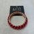 Pulseira/bracelete esmaltada vermelha