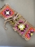 tiara com lacinho crochê colorida off escuro - comprar online
