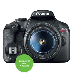 Câmera DSLR Canon EOS Rebel T7+ Plus, 24.1MP, Full Hd, Wi-Fi, NFC