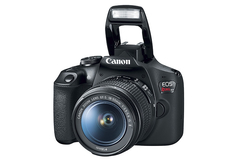 Câmera DSLR Canon EOS Rebel T7+ Plus, 24.1MP, Full Hd, Wi-Fi, NFC na internet