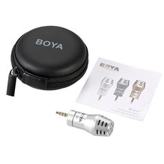 Microfone Boya BY-A100 Plug and Play omni direcional - Foto Imagem Rio