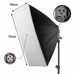 Softbox 50x70 SoftStar Soquete Quadruplo