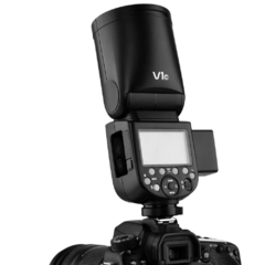 Flash Godox V1-C Cabeça Redonda TTL Speed Light Com Bateria Para Canon - loja online