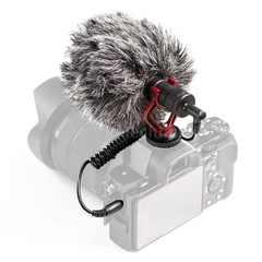 Microfone Mini Shotgun Greika Para Smartphone, Câmeras, Notebook Gk-vm01 - loja online