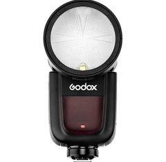 Flash Godox V1-C Cabeça Redonda TTL Speed Light Com Bateria Para Canon