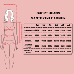 Short jeans Santorini - loja online