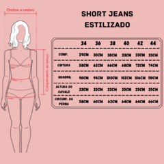 Short Jeans Estilizado - loja online