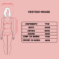 Vestido mouse - loja online