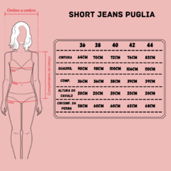 Short jeans Puglia - comprar online