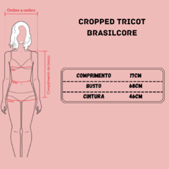 Cropped tricot brasilcore