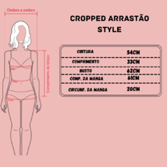 Cropped arrastão style - Atelie citrika