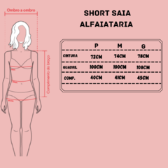 Short saia alfaiataria - Atelie citrika