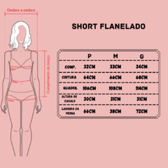 Short Flanelado - loja online