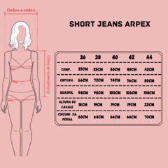 Short jeans Arpex - Atelie citrika