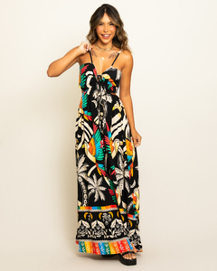 Vestido tropic longo - comprar online