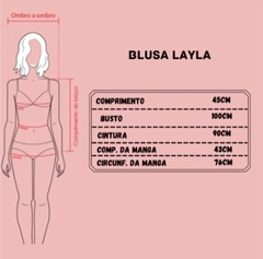 Blusa Layla NEWS na internet