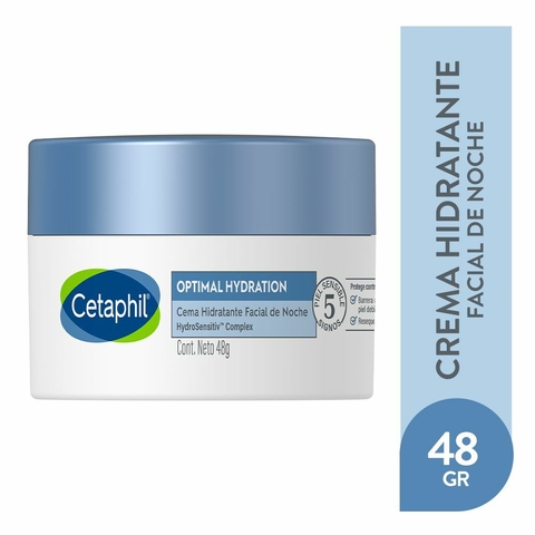 Cetaphil Optimal Hidration Crema Hidratante Facial de Noche - 48 g