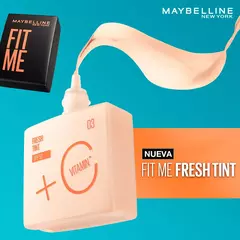 Imagen de Maybelline Base Líquida Fit Me Fresh Tint FPS 50 Tono 02 - 30 ml