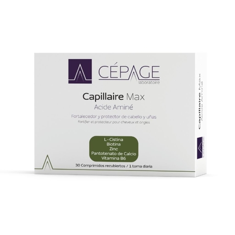 Cepage Capillaire Max Fortalecedor de Cabello y Uñas - 30 comprimidos