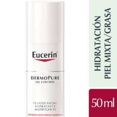 Eucerin DermoPure Oil Control Fluid Facial Hidratante Matificante - 50 ml