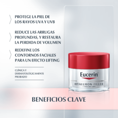 Eucerin Hyaluron-Filler + Volume-Lift Crema Dia Piel Normal A Mixta - 50 ml en internet