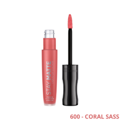 Rimmel Stay Matte Liquid Lip Colour - 600 Coral Sass