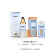 COMBO 1 - ISDINCEUTICS HYALURONIC CONCENTRATE + FUSION WATER MAGIC