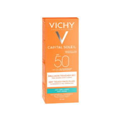 Vichy Ideal Soleil SPF 50 Emulsion Facial Toque Seco - 50 ml - comprar online