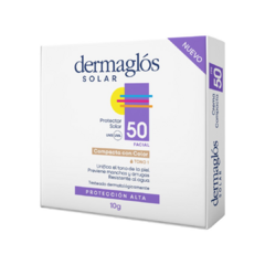 Dermaglós Protector Solar Fps50 Facial Crema Compacta Color TONO 1 - 10 gr