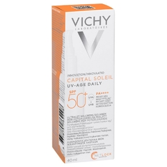 Vichy Capital Soleil SPF50 UV-Age Daily Water Fluid Antienvejecimiento - 40 ml - comprar online