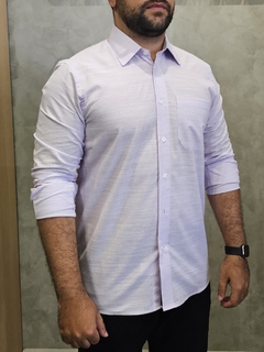 Camisa 100%Algodão Lilás - comprar online