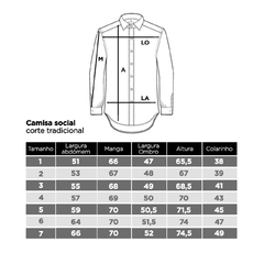 Camisa business cinza claro sem bolso - loja online