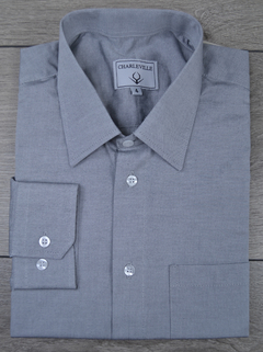 Camisa Pinpoint Cinza