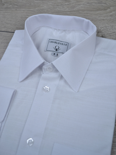 Camisa 100%Algodão Branca - Charleville Camisaria