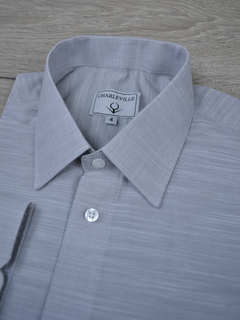 Camisa 100%Algodão Cinza - Charleville Camisaria