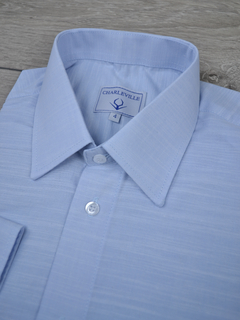 Camisa 100%Algodão Azul Claro - Charleville Camisaria