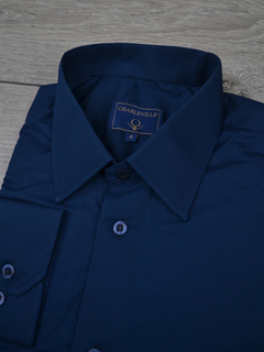 Camisa fio 50 Azul Marinho - comprar online