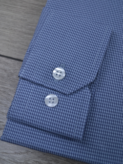 Camisa Maquinetada Azul - comprar online