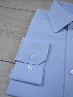 Camisa Microfibra Azul Claro - Charleville Camisaria