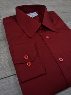 Camisa Fio 50 Vinho - Charleville Camisaria