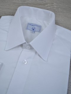 Camisa Maquinetada Branca - comprar online