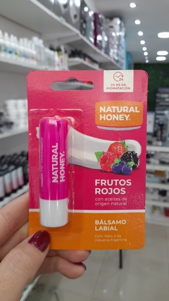 NATURAL HONEY BALSAMO LABIAL FRUTOS ROJOS