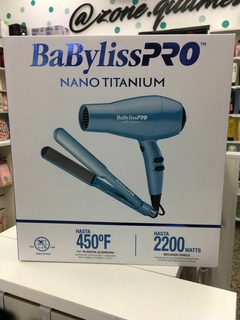 BABYLISS PRO KIT PLANCHITA + SECADOR