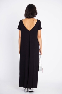 Vestido Basic Modal Negro - comprar online