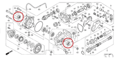 Retentor Lateral Diferencial Dianteiro Quadriciclo Honda FourTrax 420/350 (REF: 91252HC5003) - comprar online