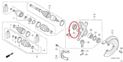 Retentor Roda Dianteira Interno Quadriciclo Honda FourTrax 420 4x4- 2008 Até 2013 (REF: 91209HN2003) - comprar online